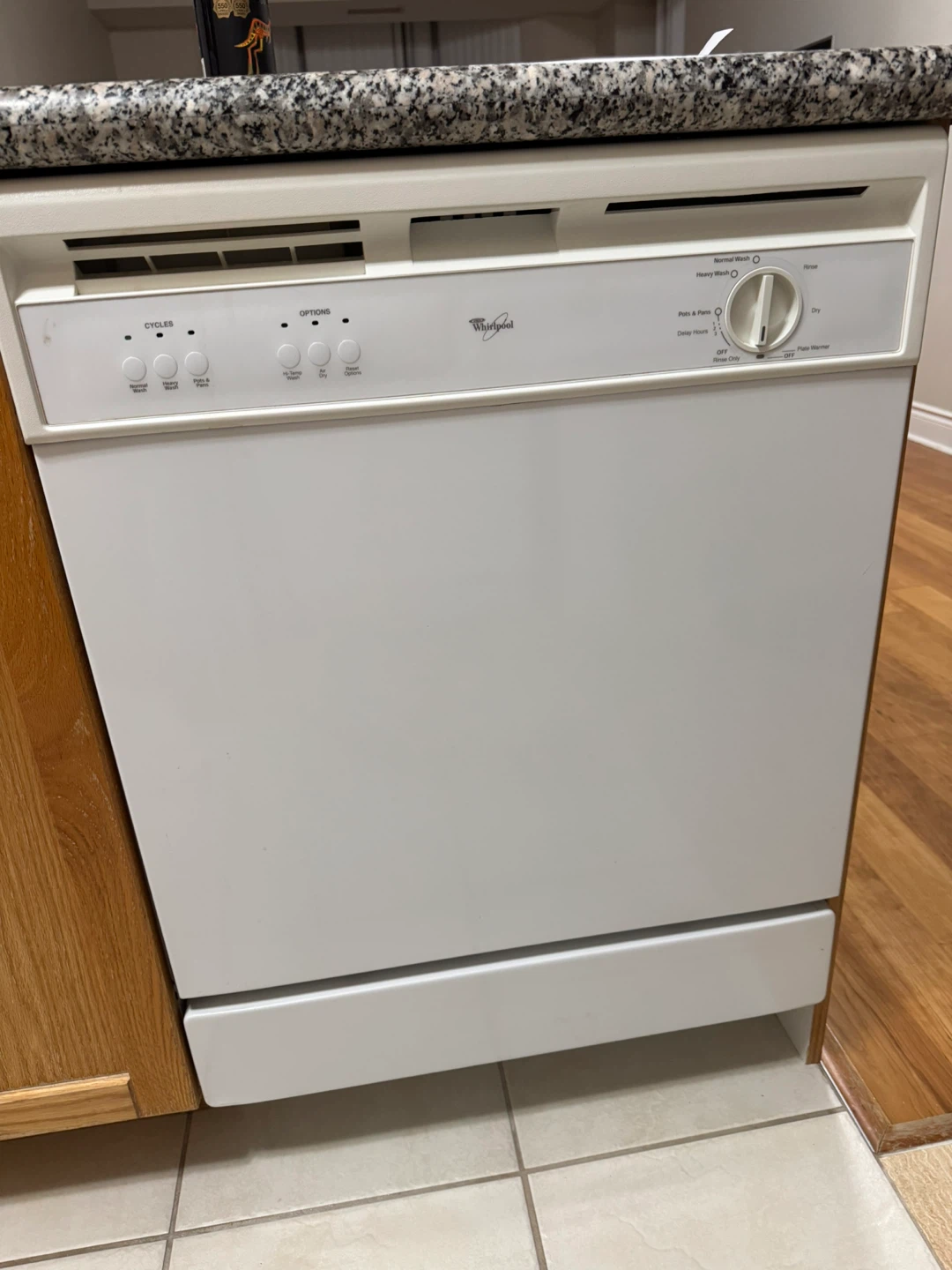 Whirlpool White Dishwasher
