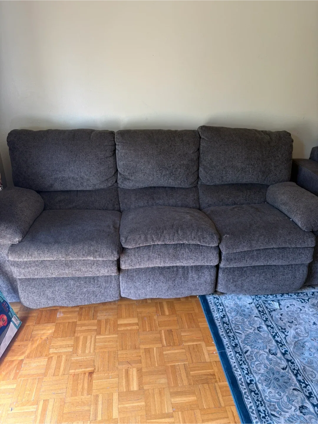 Grey 3-Seater Reclining Sofa image indicator(4)