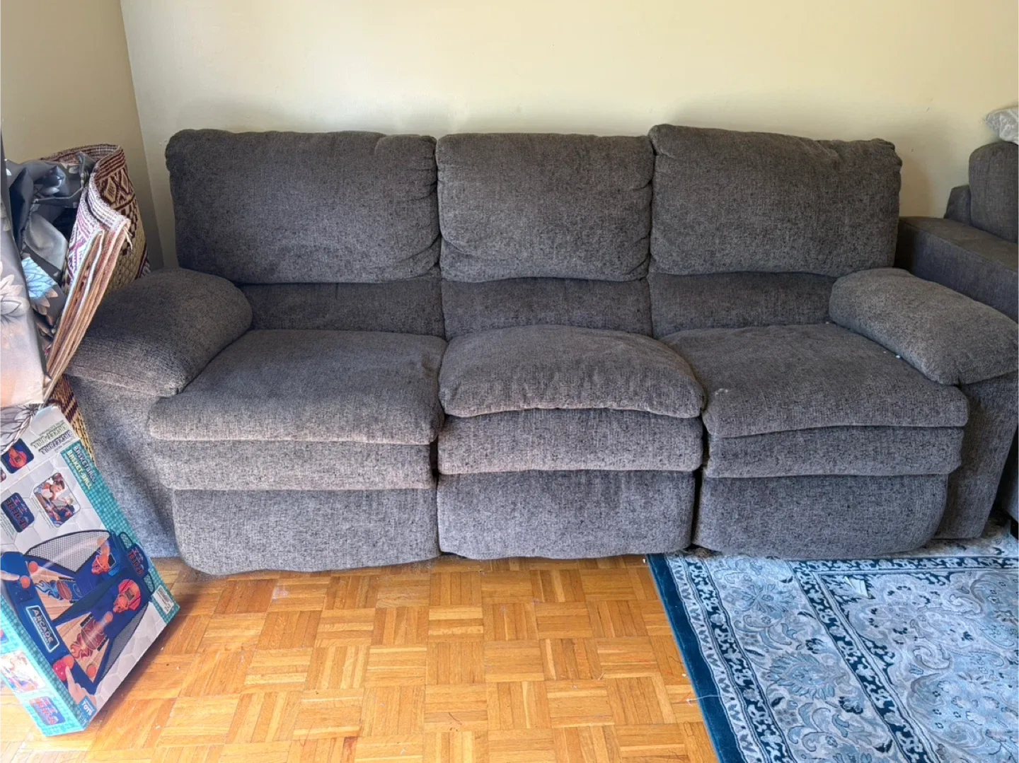 Grey 3-Seater Reclining Sofa image indicator(3)