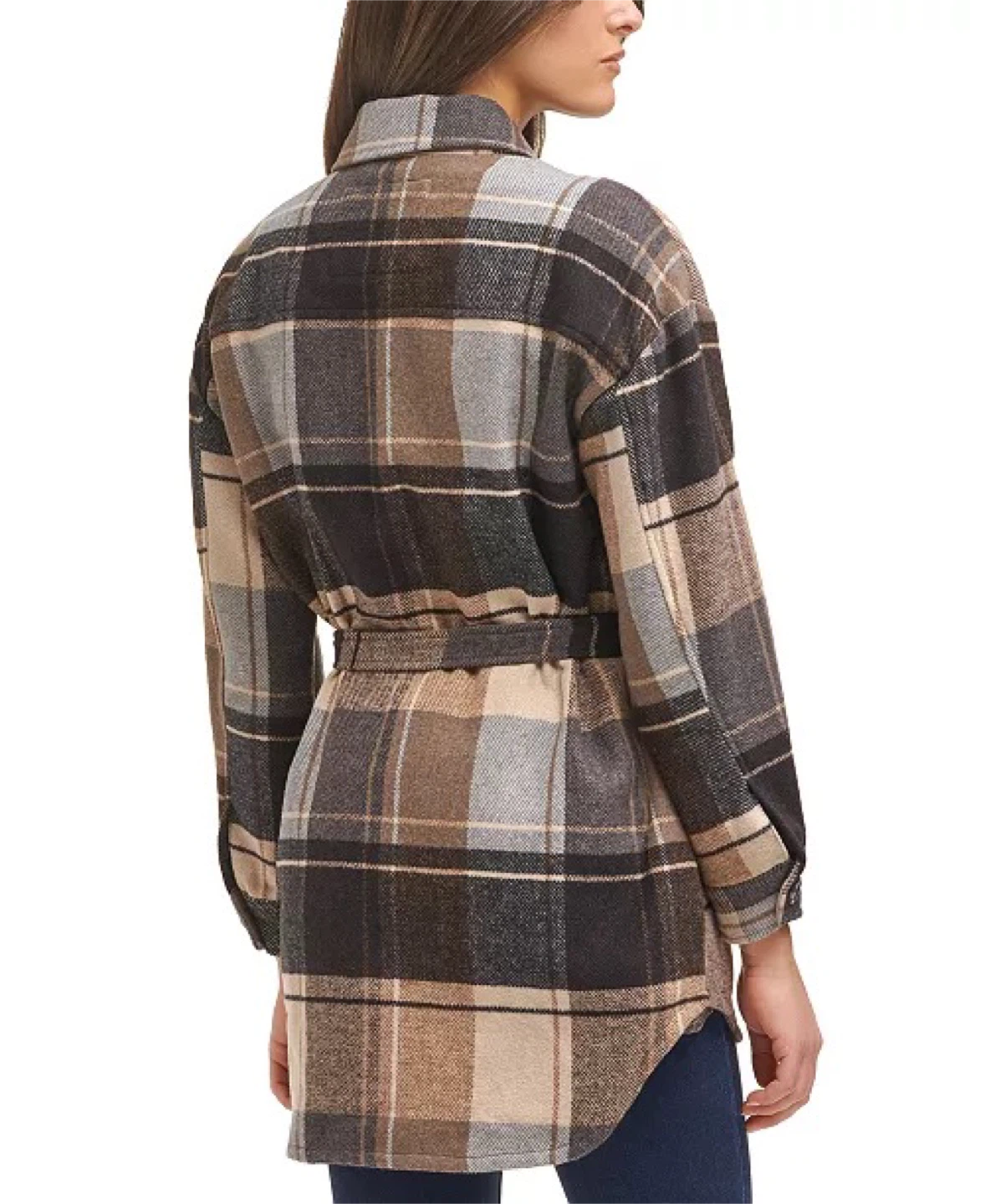 Levi Strauss & Co. Plaid Belt wool blend oversized Large - photo 2