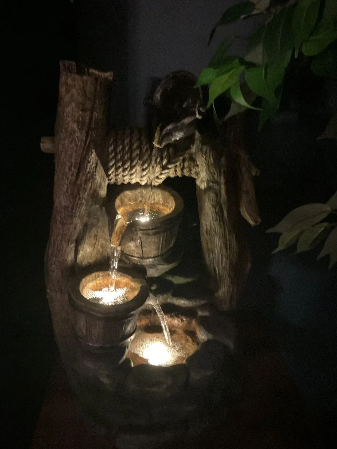 Indoor Water Fountain with LED Lights image indicator(3)