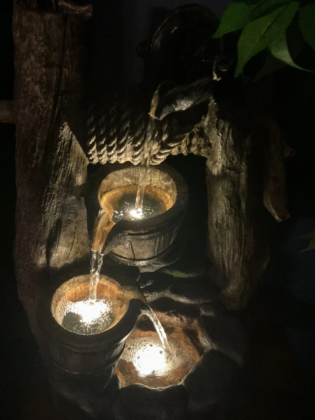 Indoor Water Fountain with LED Lights image indicator(2)