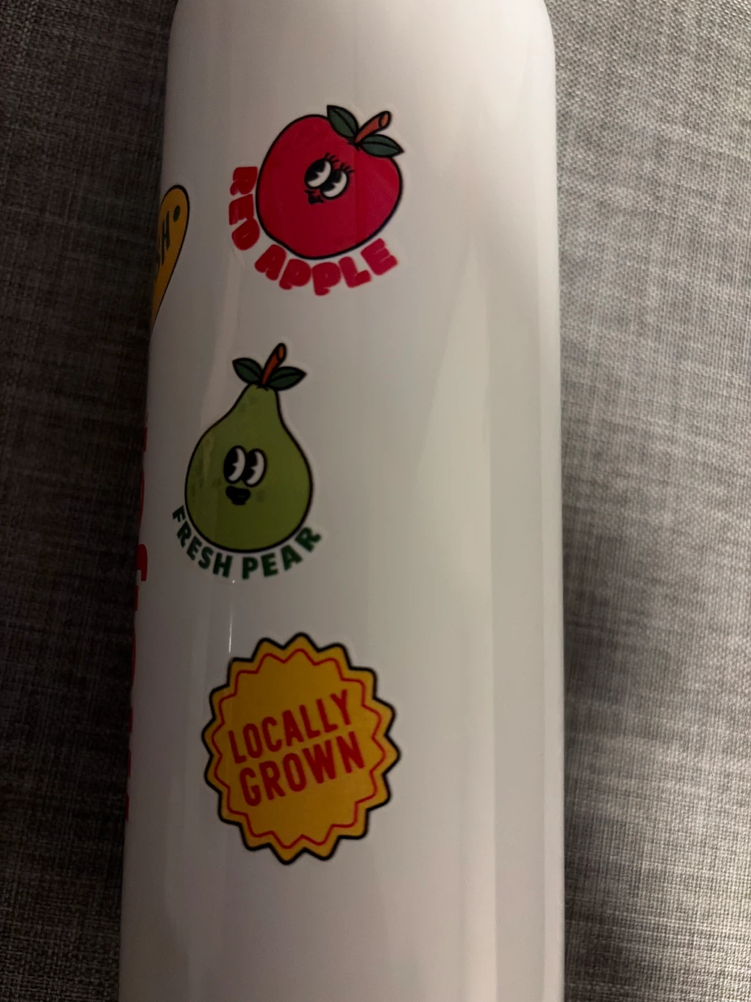 🥕Meijer White Water Bottle with Stickers - photo 3