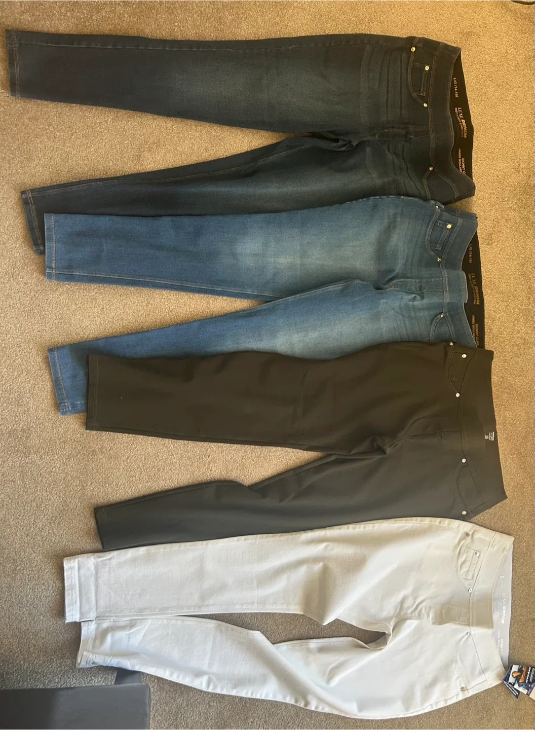 Luxe Denim & Nygard Pull-On Jeans, Assorted Colours image indicator(2)