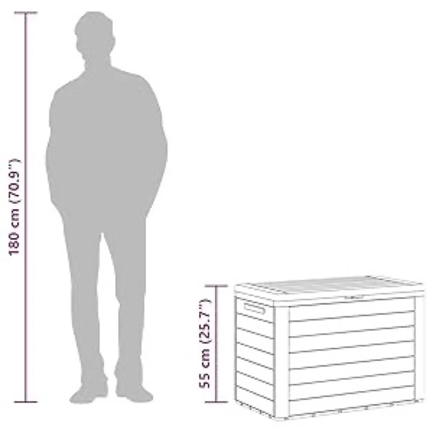 vidaXL Outdoor Storage Box 50.2 Gal Deck Box - Patio Chest image indicator(5)