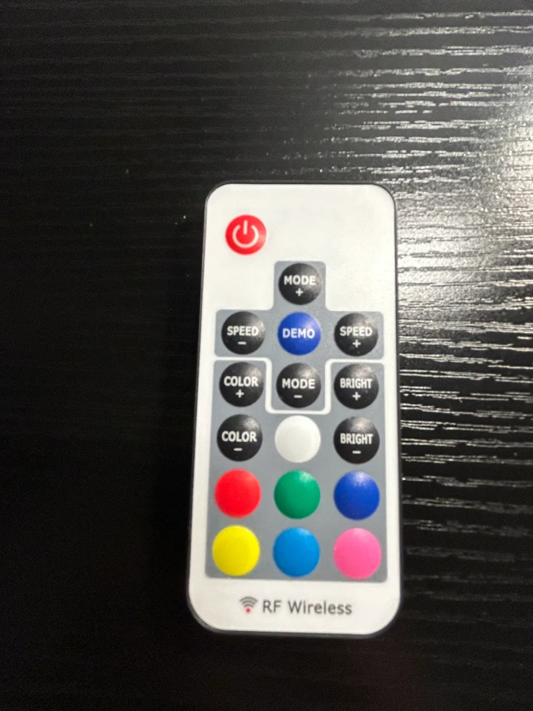 Black Computer Desk with LED Lights image indicator(2)