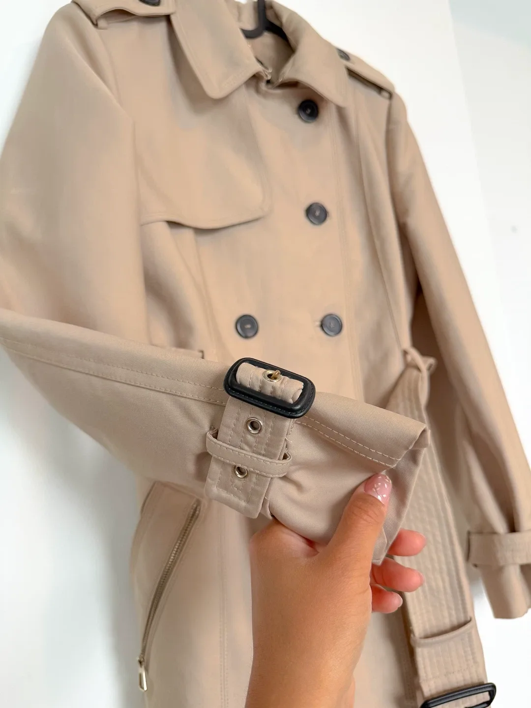 Zara Trench Coat Beige colour image indicator(5)