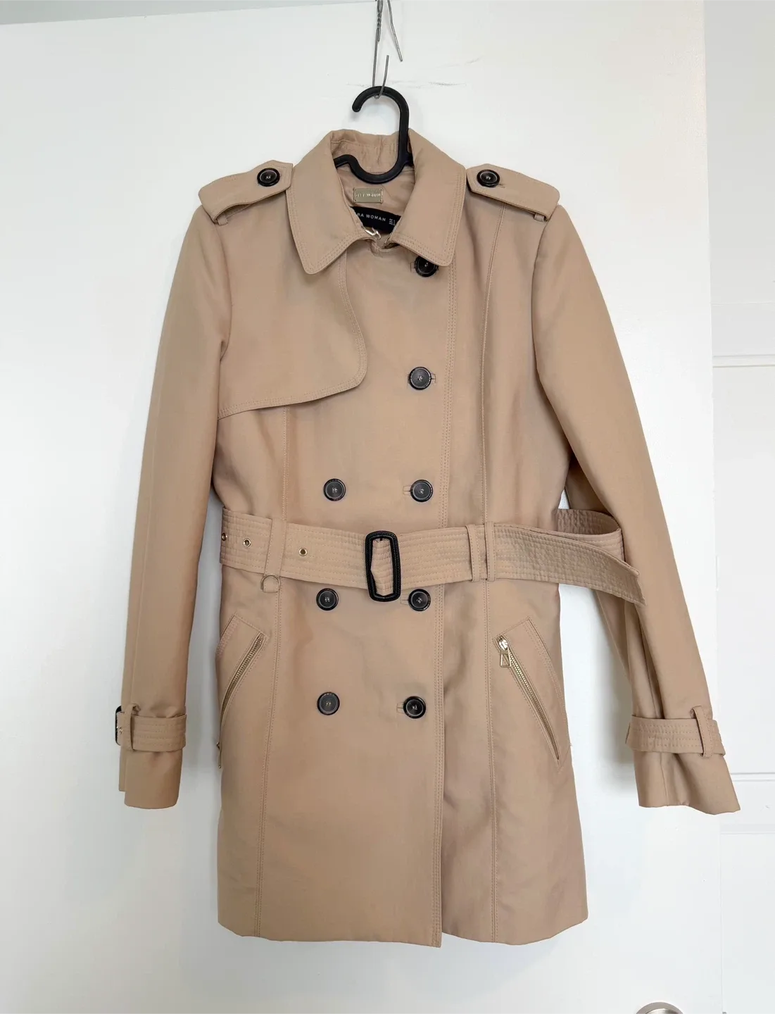 Zara Trench Coat Beige colour image indicator(2)