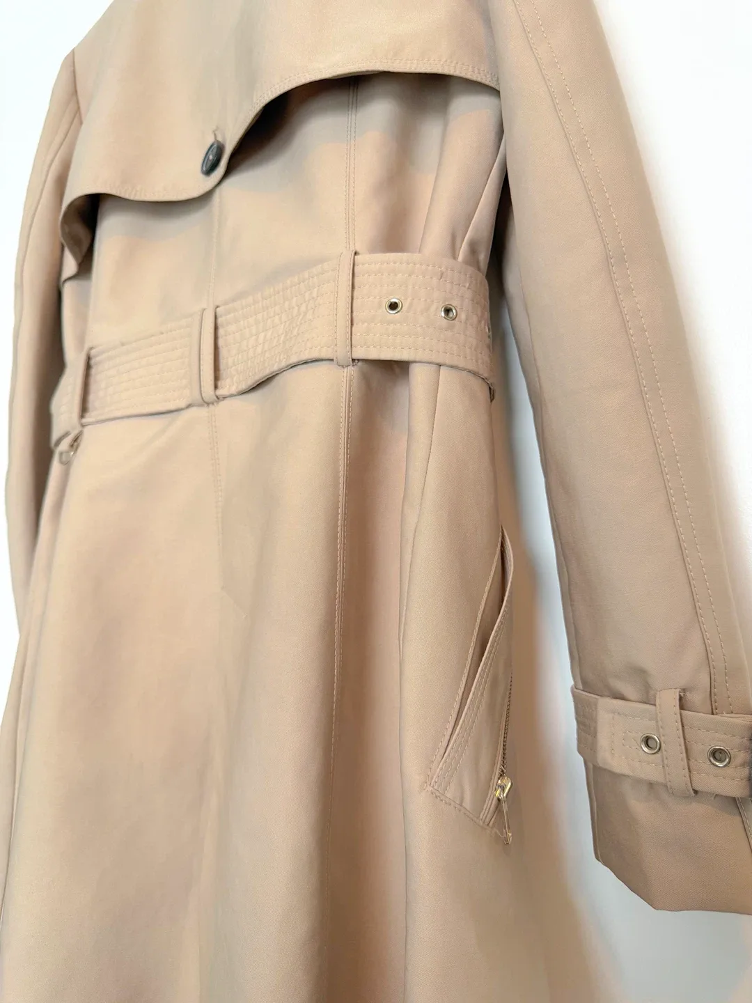 Zara Trench Coat Beige colour image indicator(9)