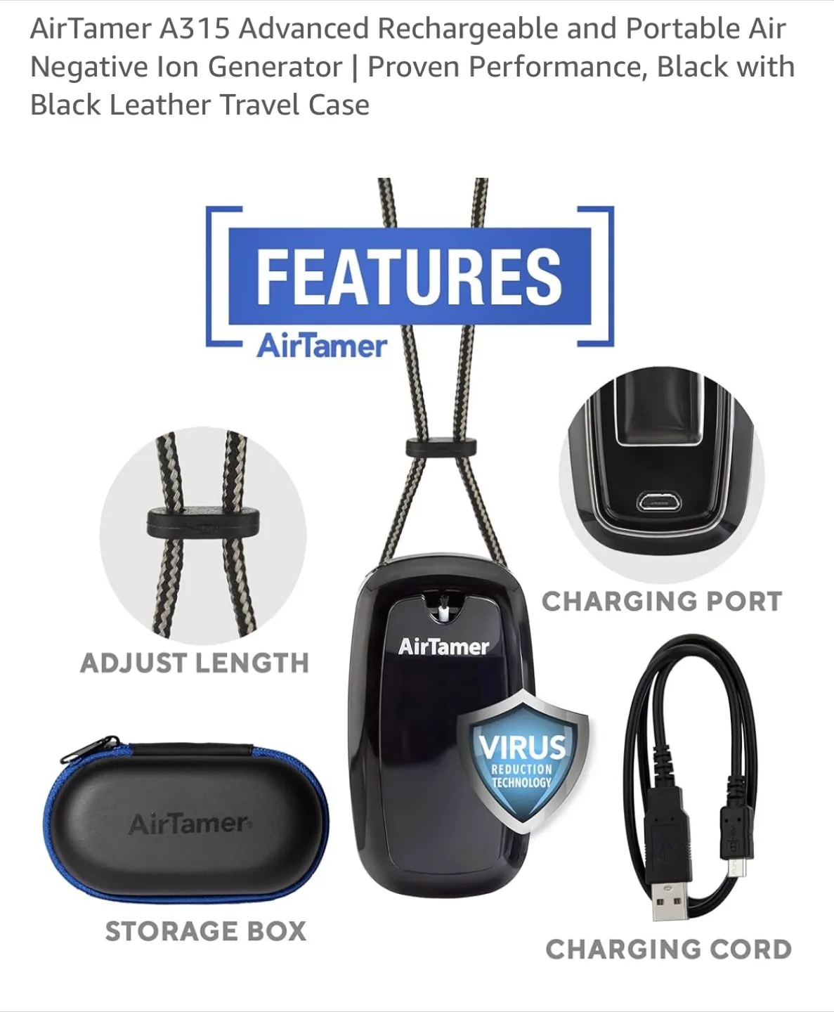 AirTamer A315 Personal Air Purifier image indicator(2)