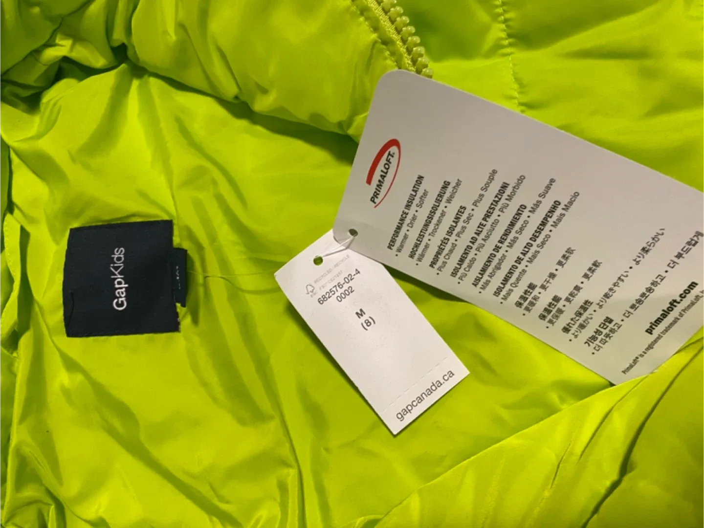 Gap Kids Puffer Jacket - Size M (8) image indicator(2)