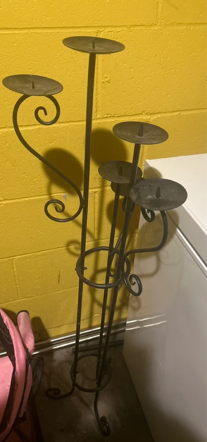 🥕7 head Metal Candle Holder Stand🥕 thumbnail