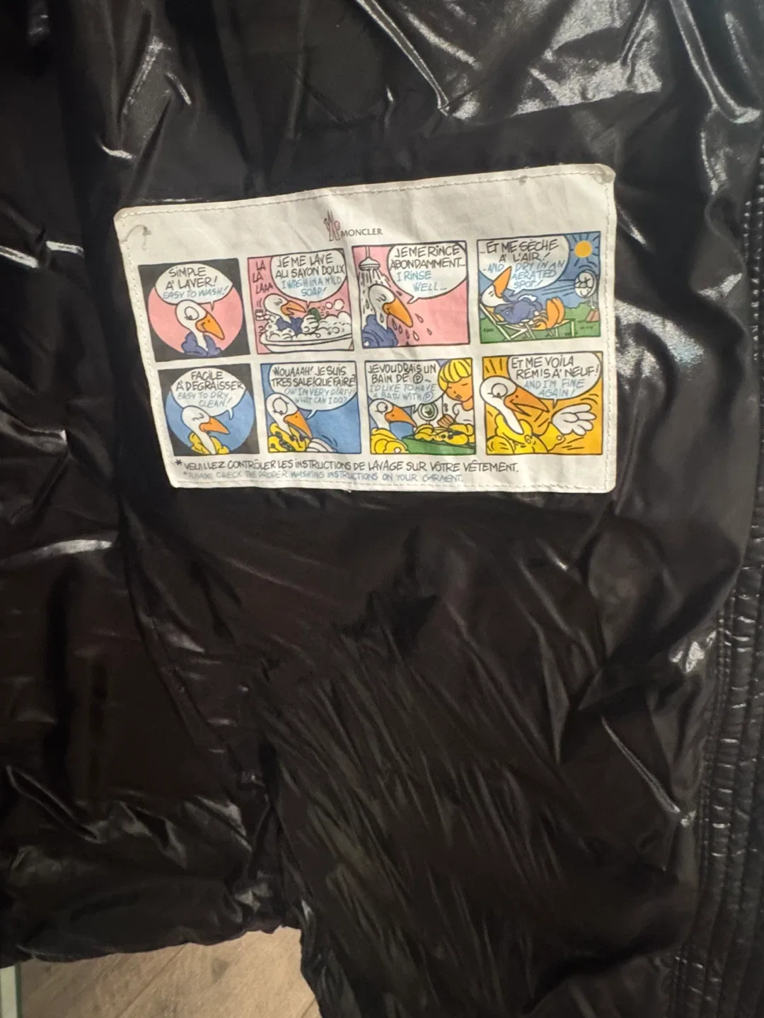 Moncler Black Down Puffer Coat Size 4 image indicator(6)