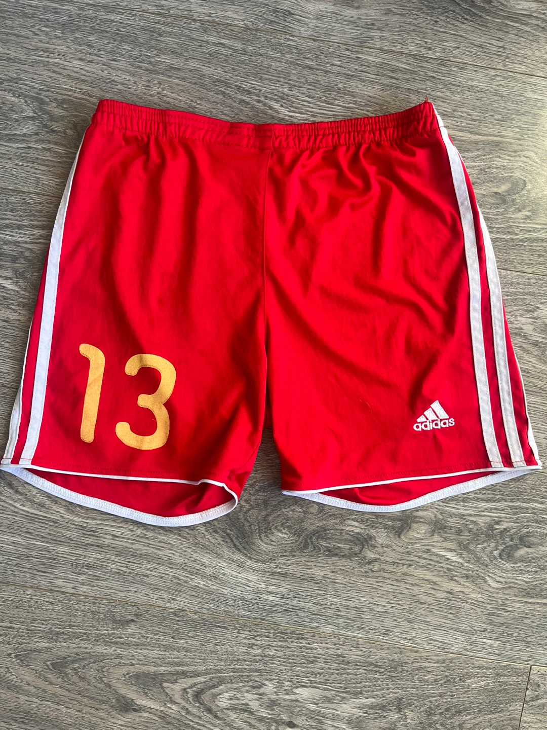 Men’s Adidas Red Athletic Shorts - Medium
