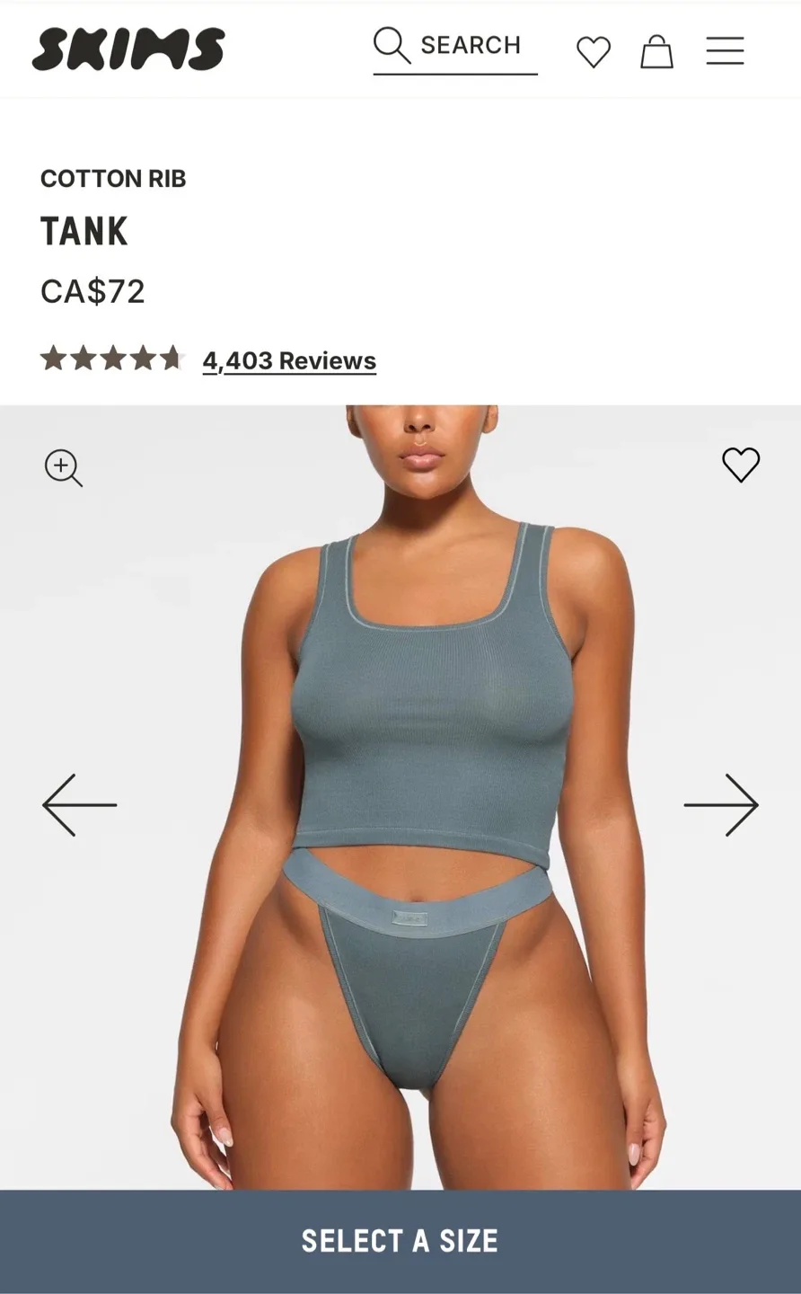 SKIMS Tank Small image indicator(4)