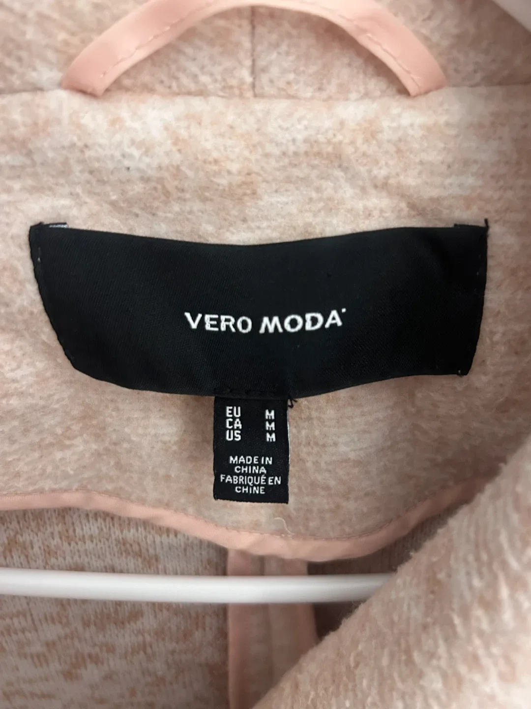 Vero Moda Light Pink Coat - Size M image indicator(2)