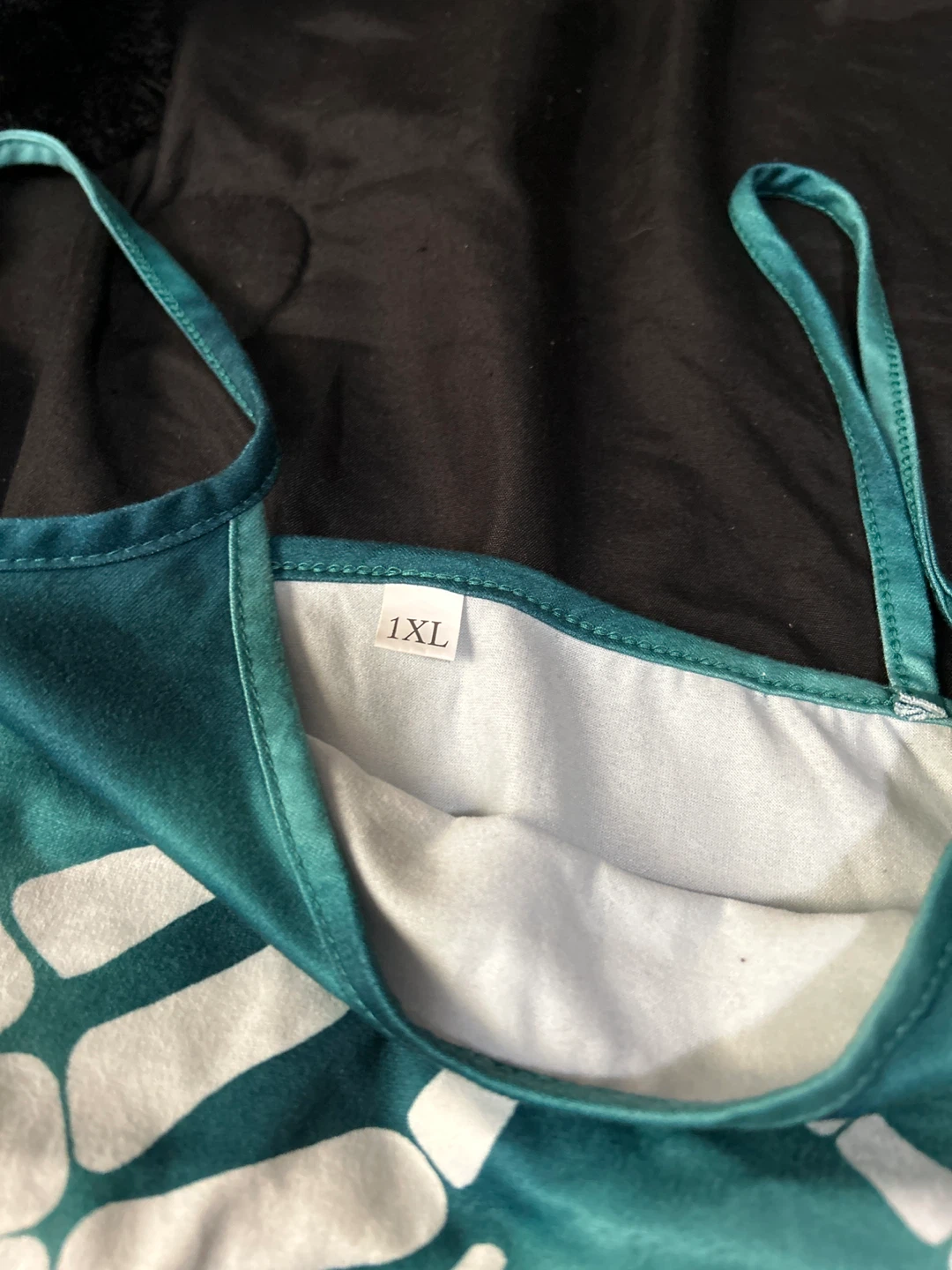 Teal Skeleton Pajama Set - 1XL - photo 2