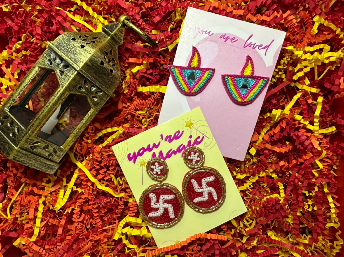 Diva/Swastik earrings