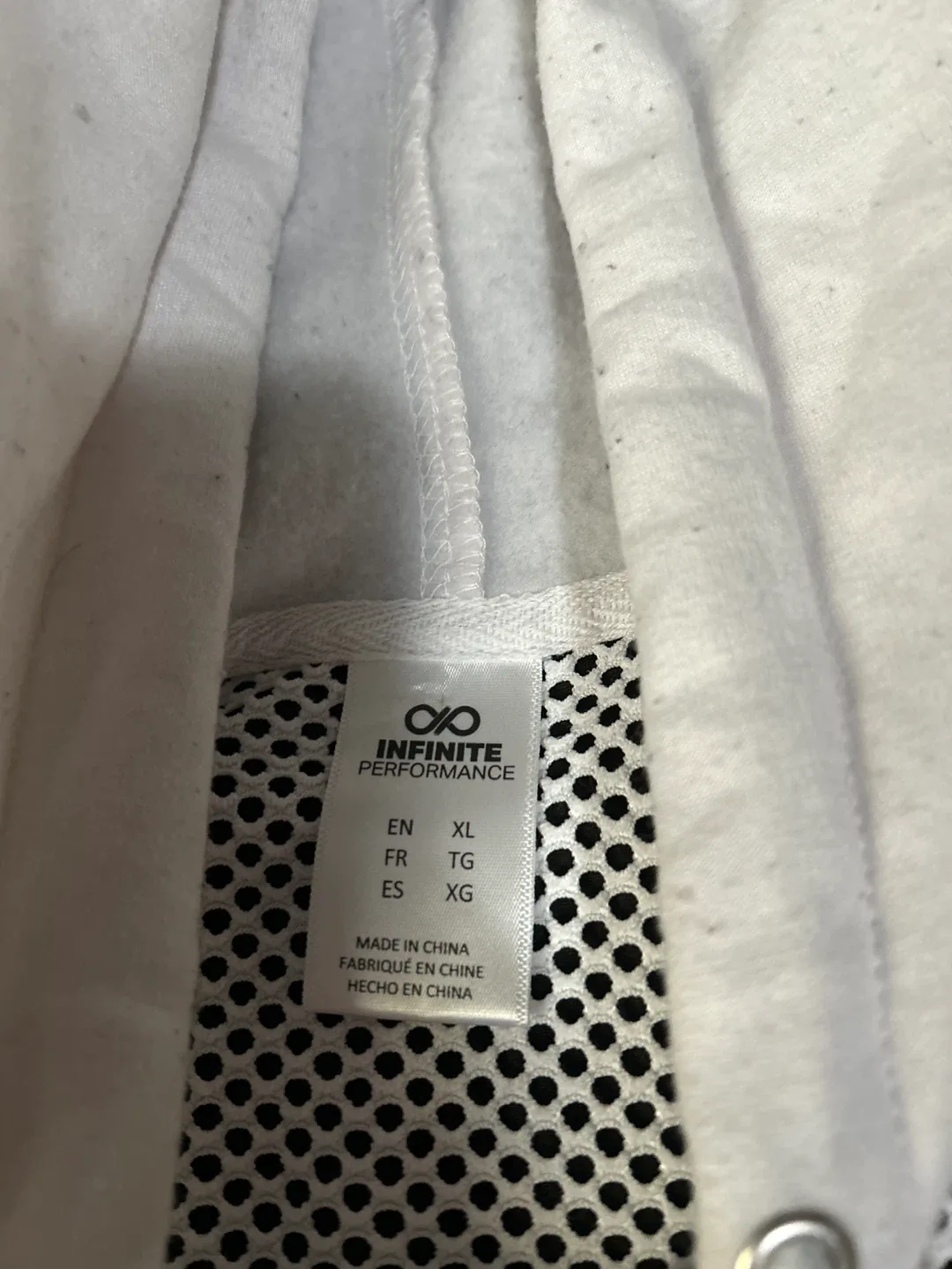 Infinite Performance White Hoodie - XL image indicator(2)