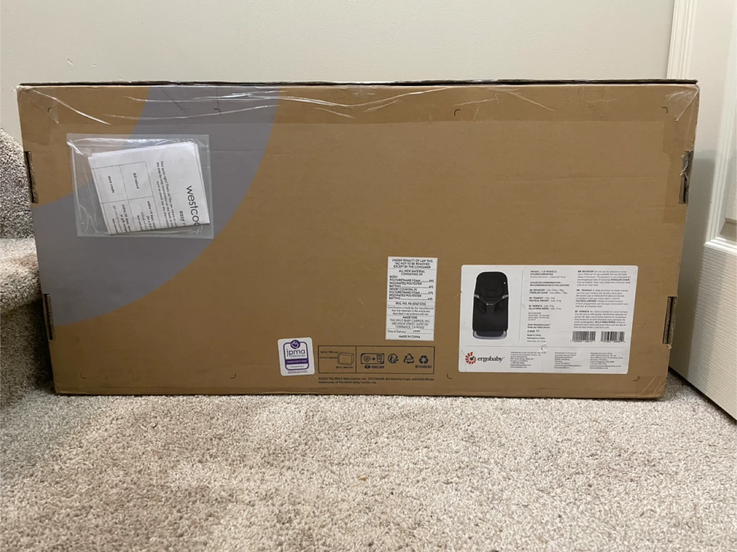 Ergobaby Evolve 3-in-1 Bouncer - Grey - photo 5