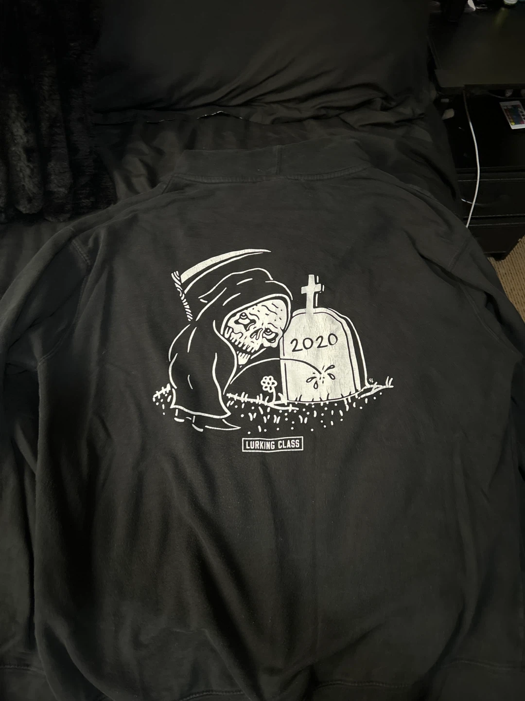 LURKING CLASS Black Hoodie - photo 2