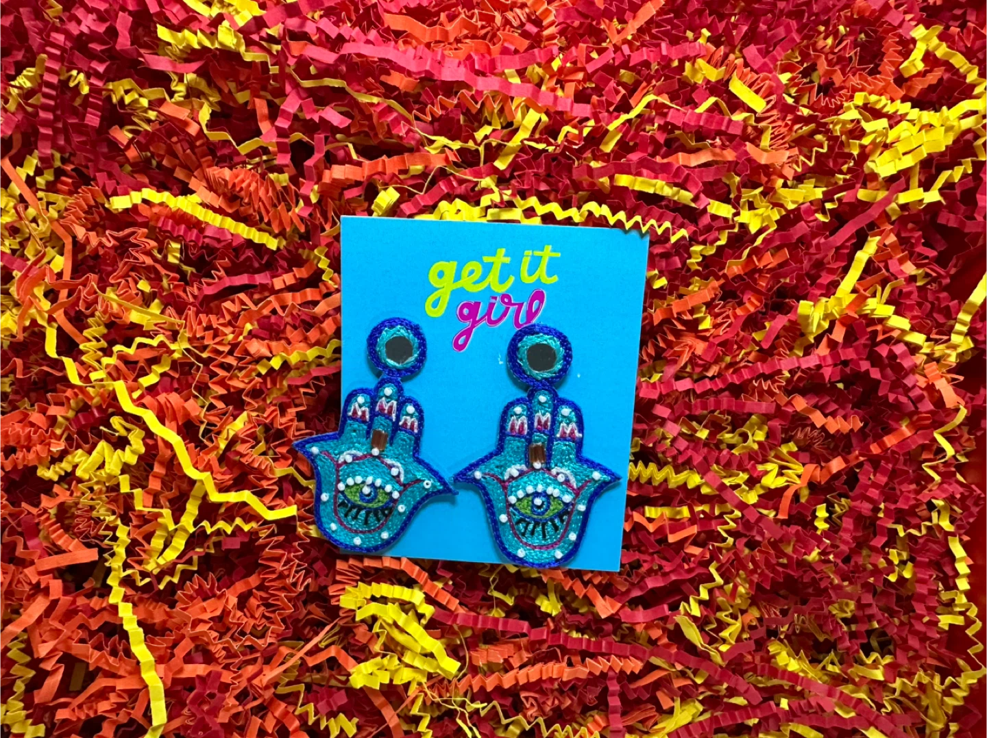 Hamsa Hand Earrings