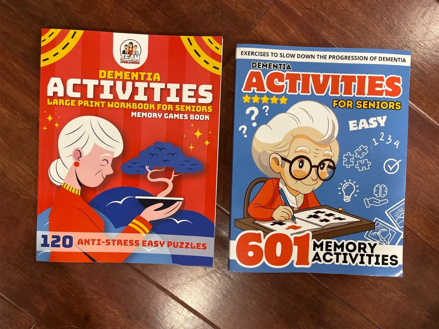 Dementia Activities Workbook for Seniors (2 Books) thumbnail