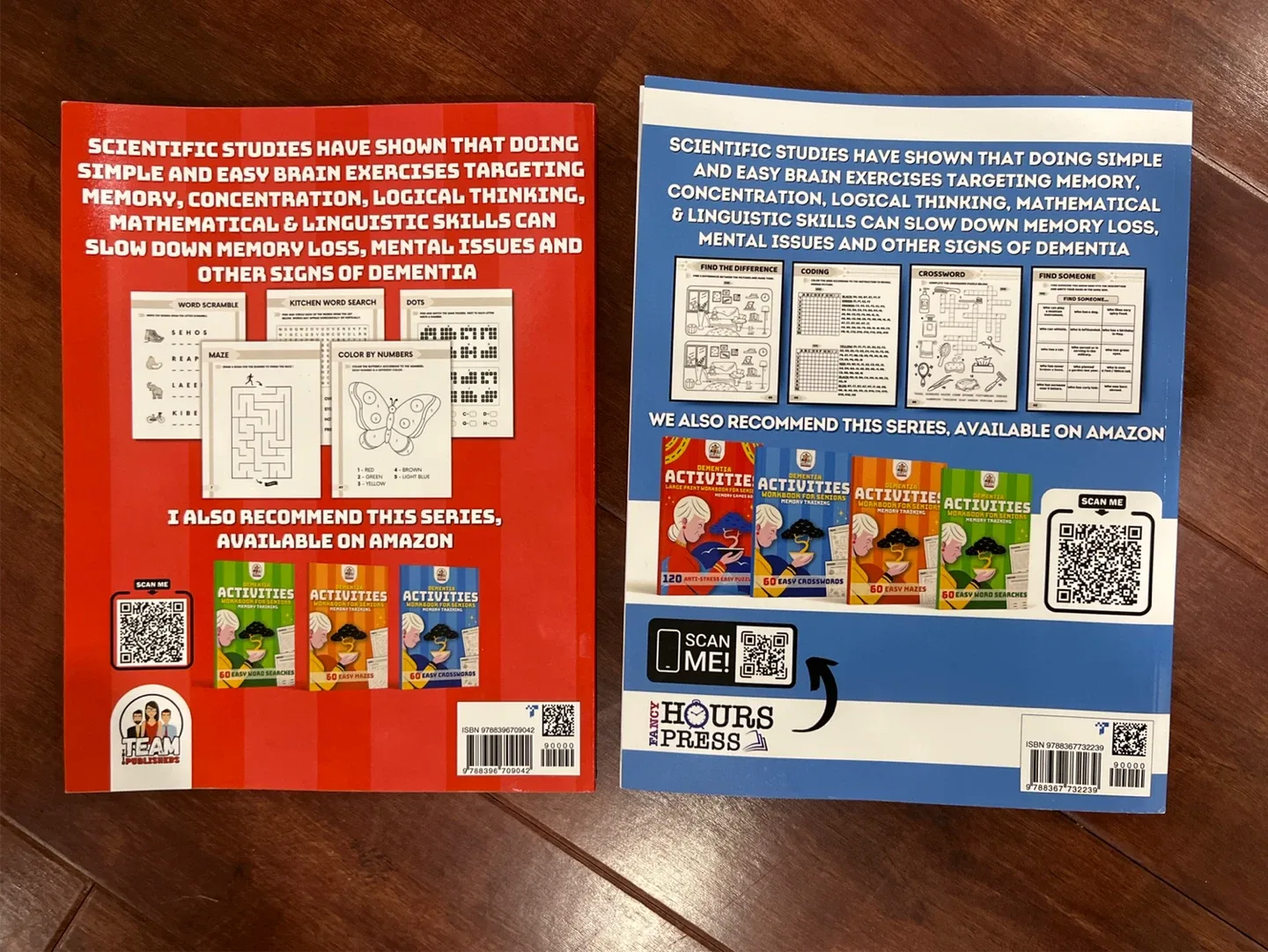 Dementia Activities Workbook for Seniors (2 Books) image indicator(2)