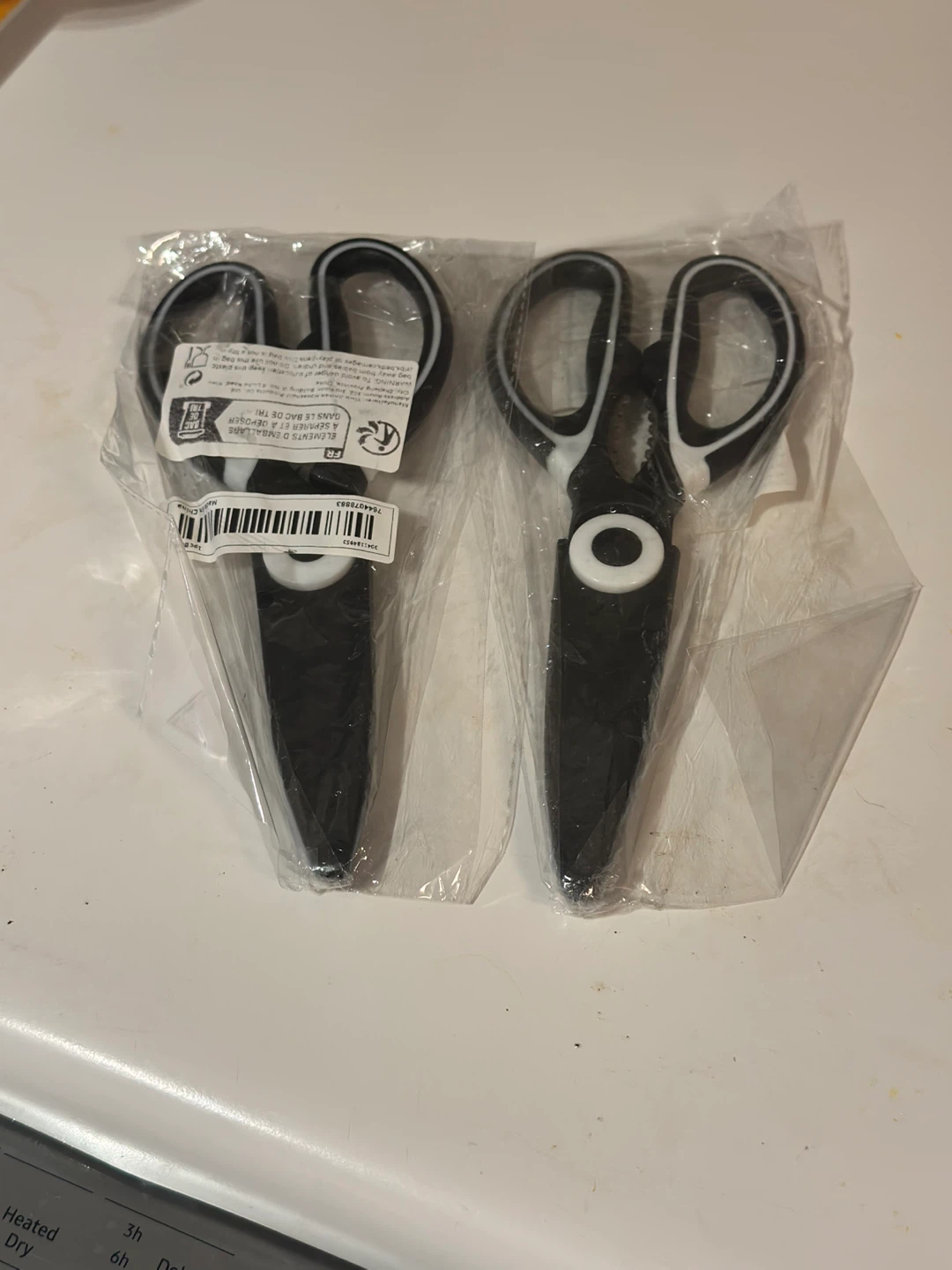 New Black & White Kitchen Scissors - photo 4