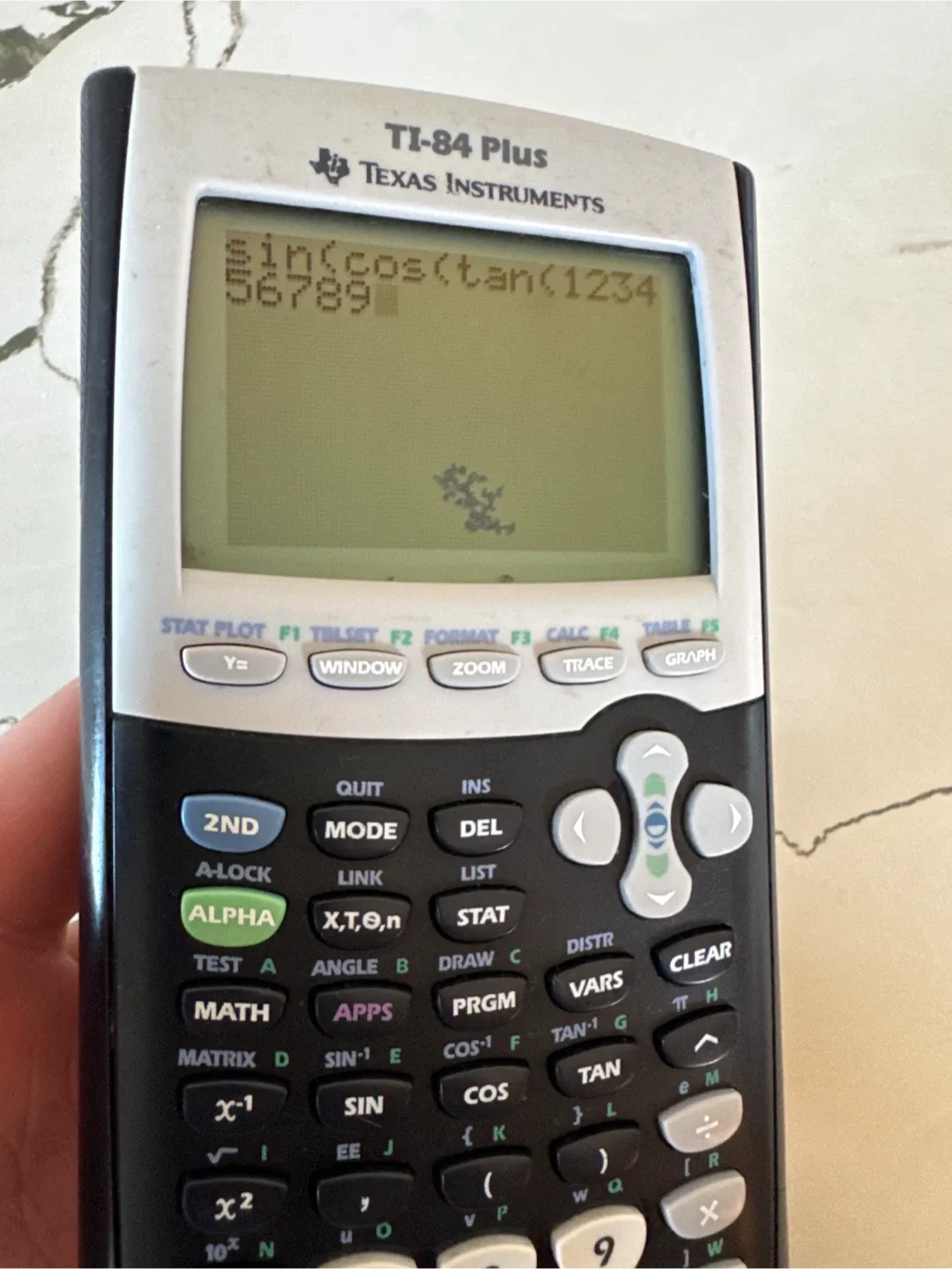 Texas Instruments TI-84 Plus Calculator graphing image indicator(4)