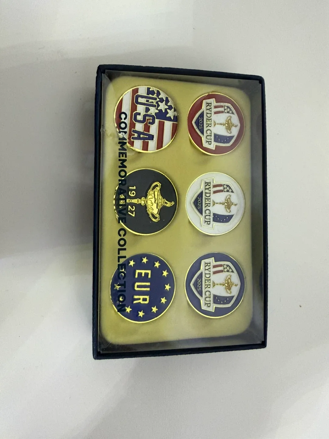 Ryder Cup Commemorative Pin Collection