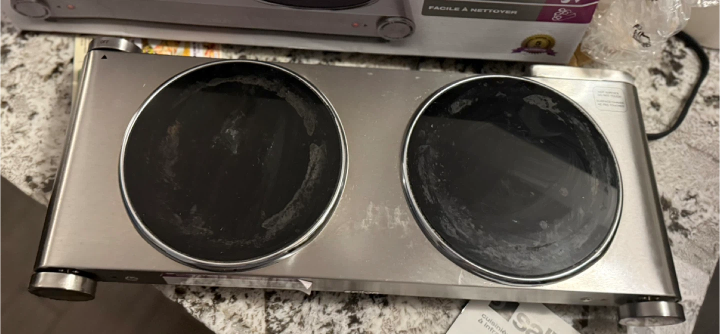 Salton Double Infrared Portable Cooktop - photo 5