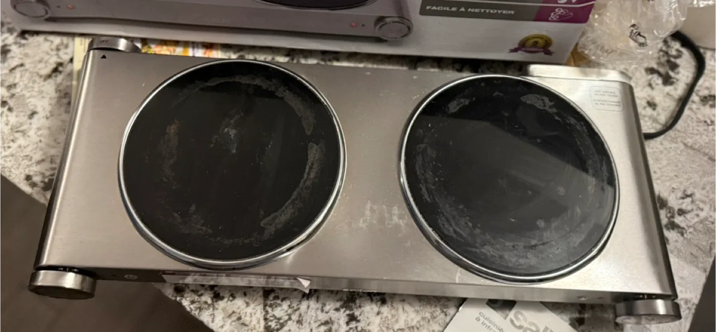 Salton Double Infrared Portable Cooktop image indicator(5)