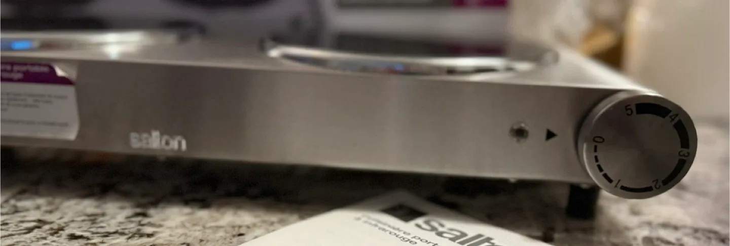 Salton Double Infrared Portable Cooktop image indicator(7)