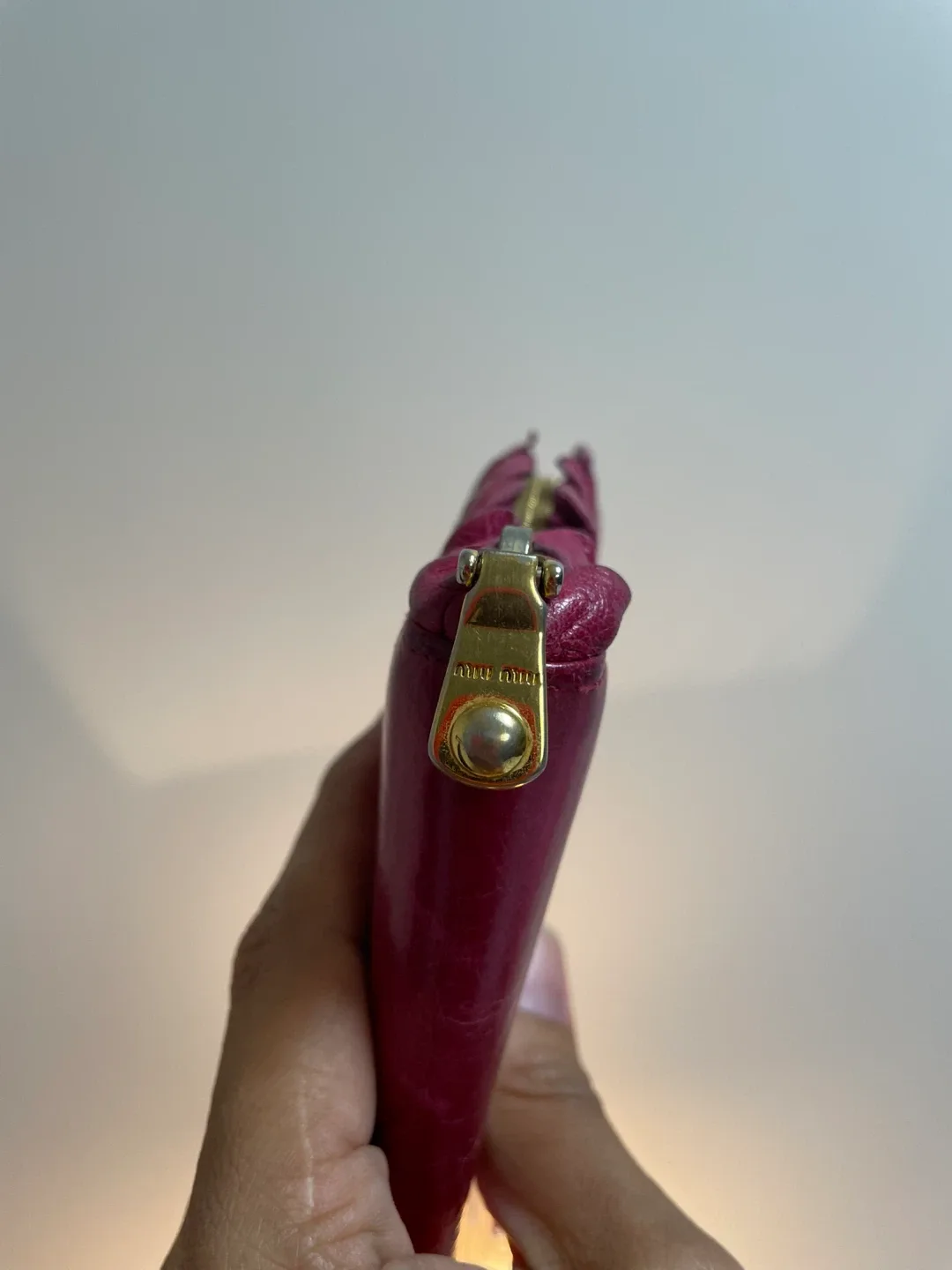 Miu Miu Pink Leather Wallet image indicator(3)