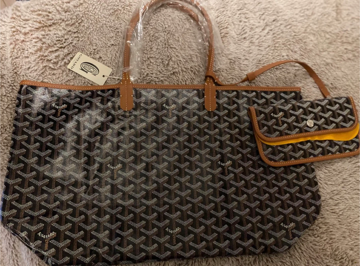 Goyard St. Louis Tote Bag with Pouch - Like New! - photo 3