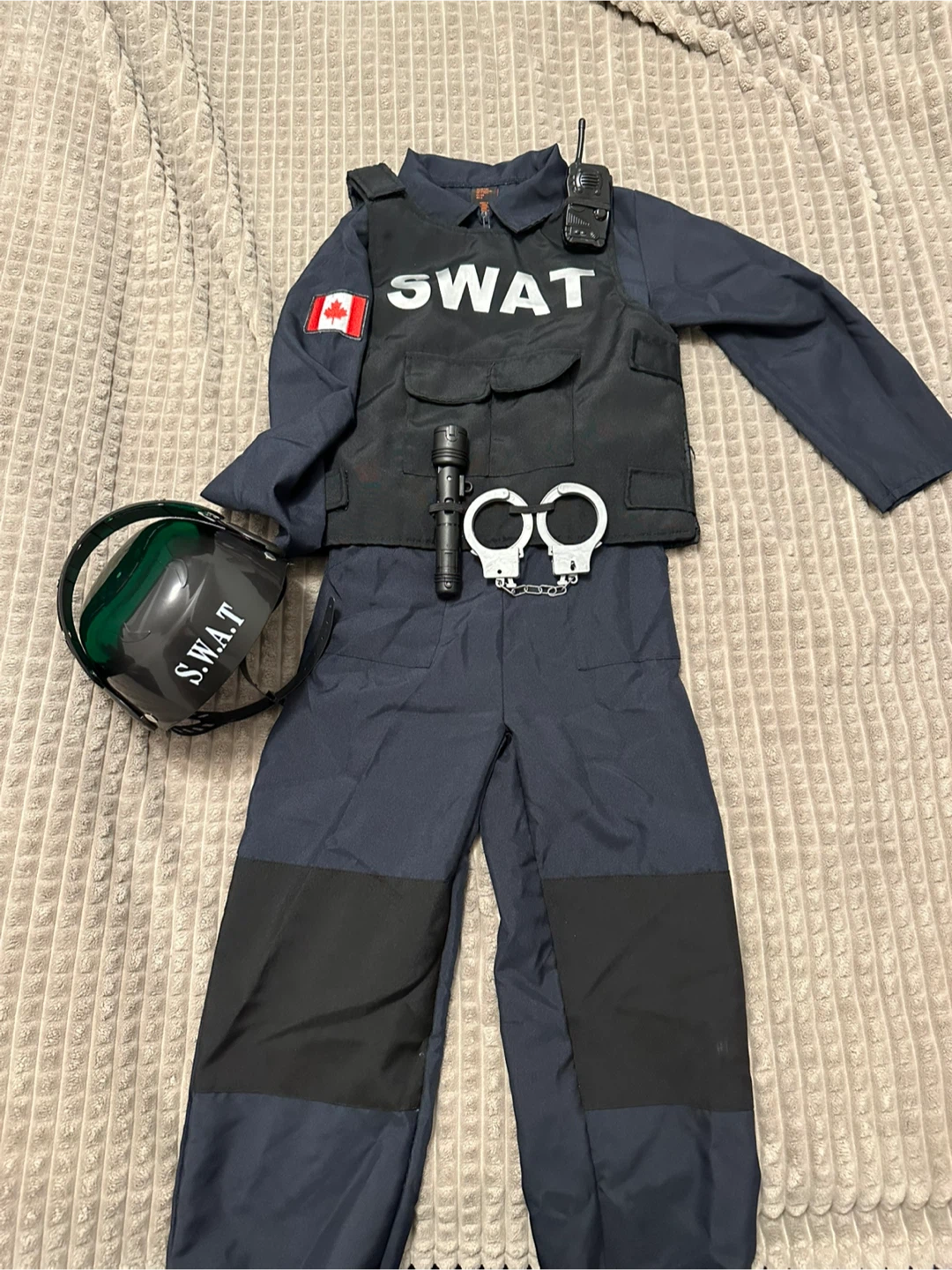 Halloween SWAT Costume with Accessories for 7-8 year old kids - photo 4