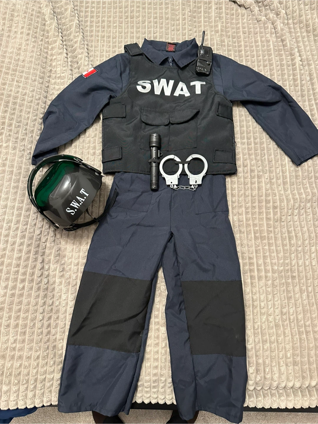 Halloween SWAT Costume with Accessories for 7-8 year old kids - photo 5
