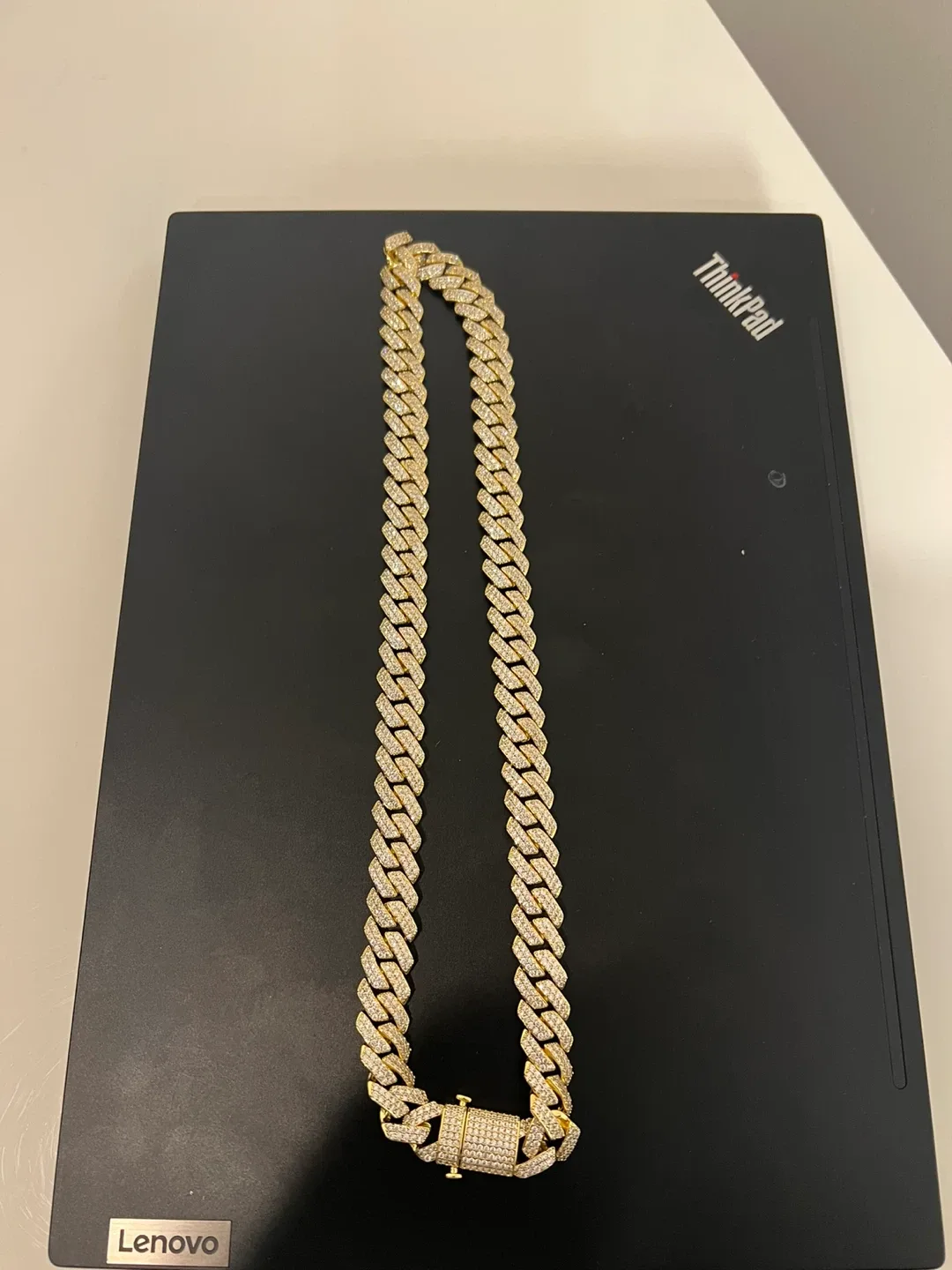 PY Bling Gold Diamond Chain Necklace image indicator(2)