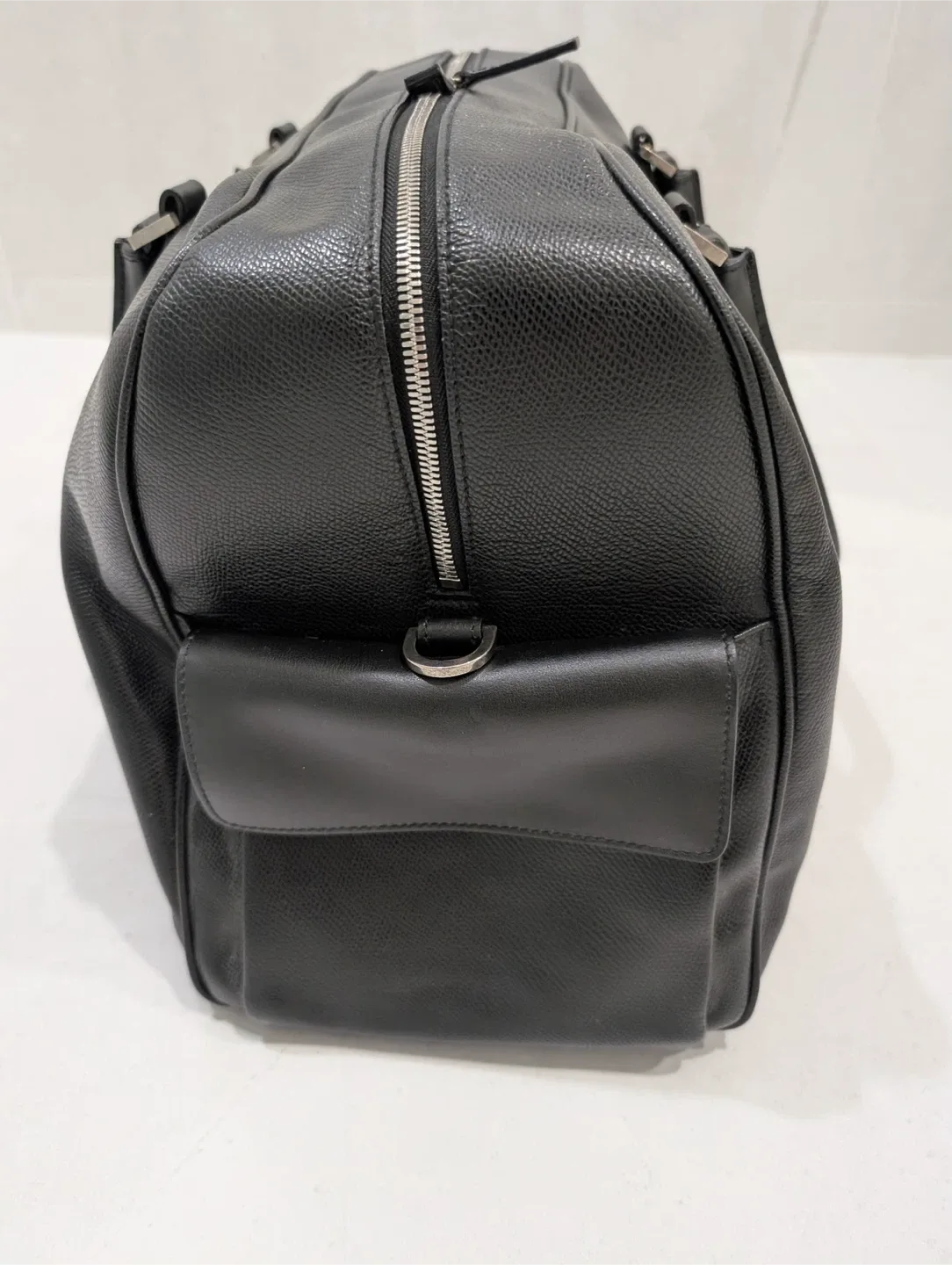 Salvatore Ferragamo Black Leather Duffle Bag image indicator(3)