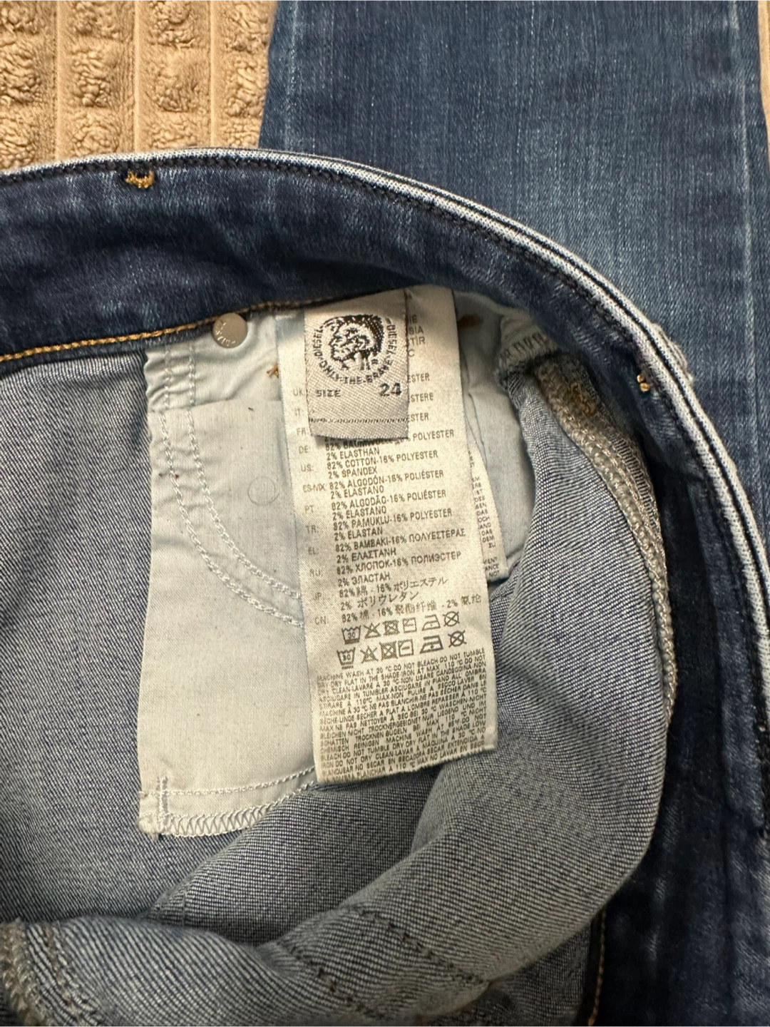 Diesel Slandy-Low Super Slim Skinny Jeans W24 - photo 3