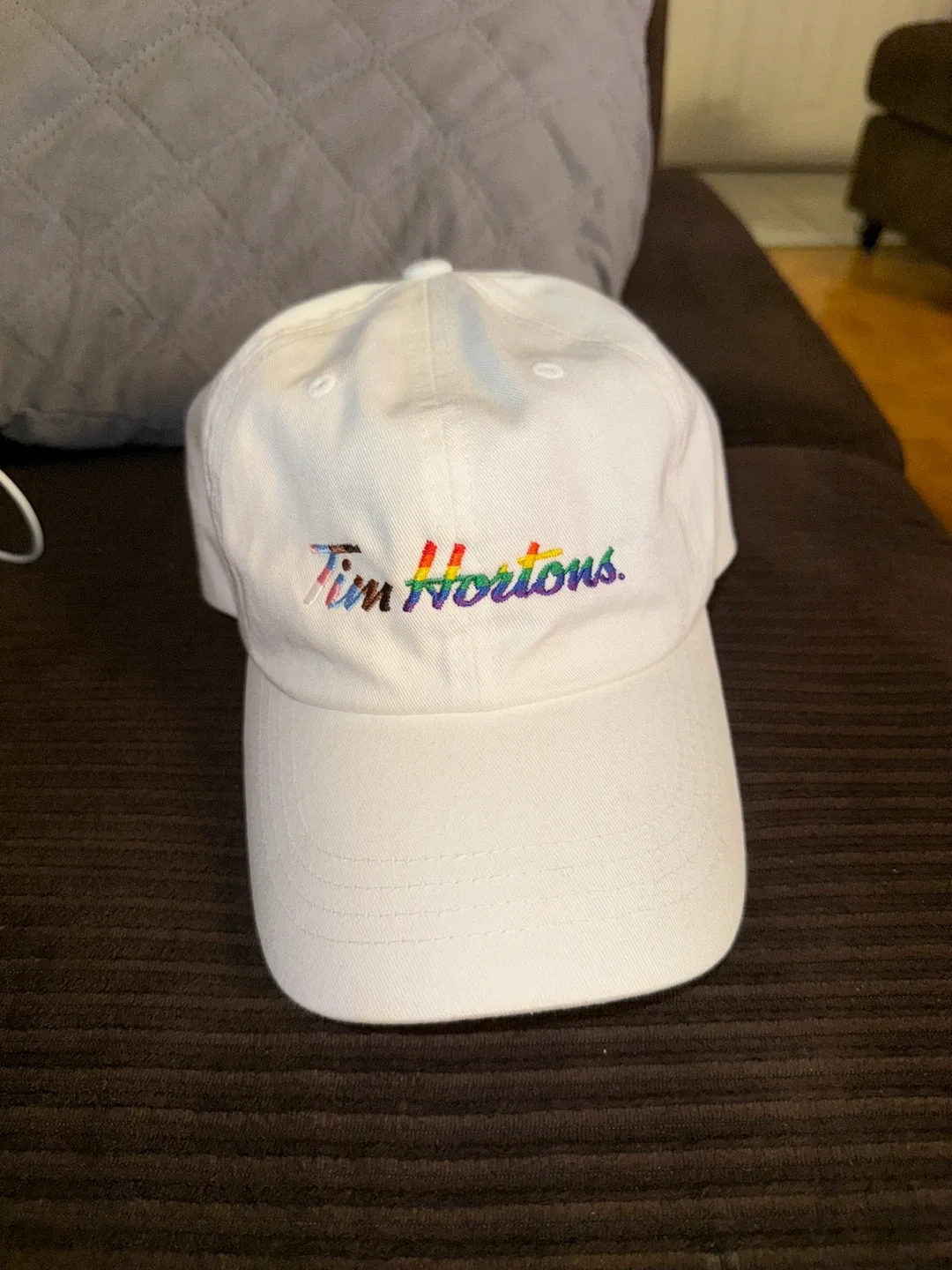 Tim Hortons White Baseball Pride Cap image indicator(4)