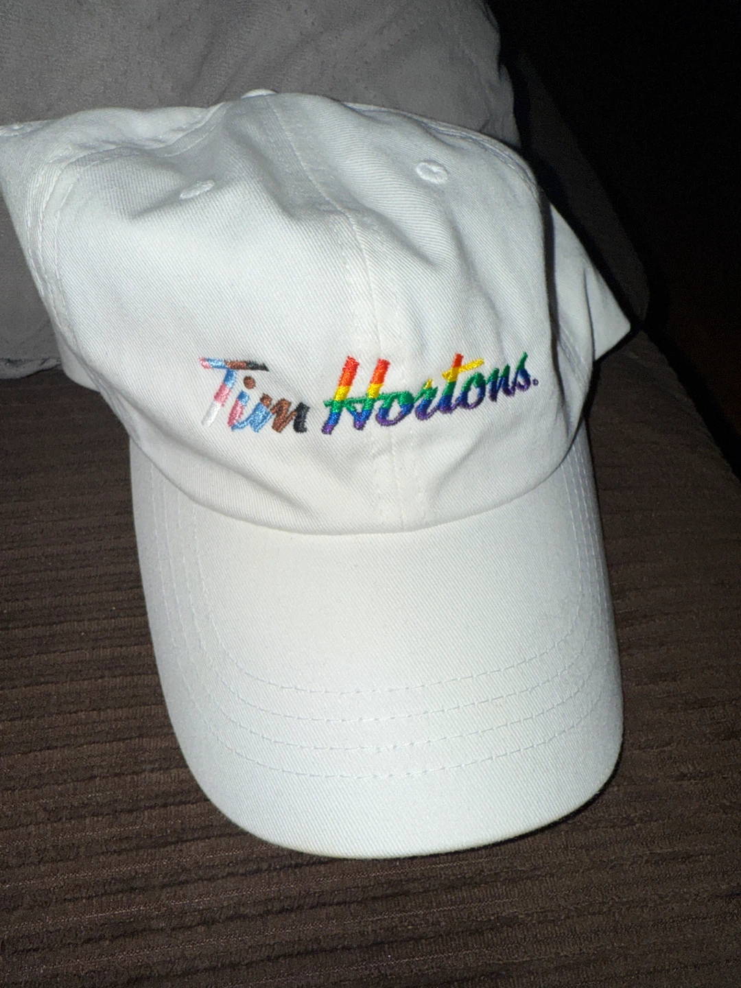 Tim Hortons White Baseball Pride Cap