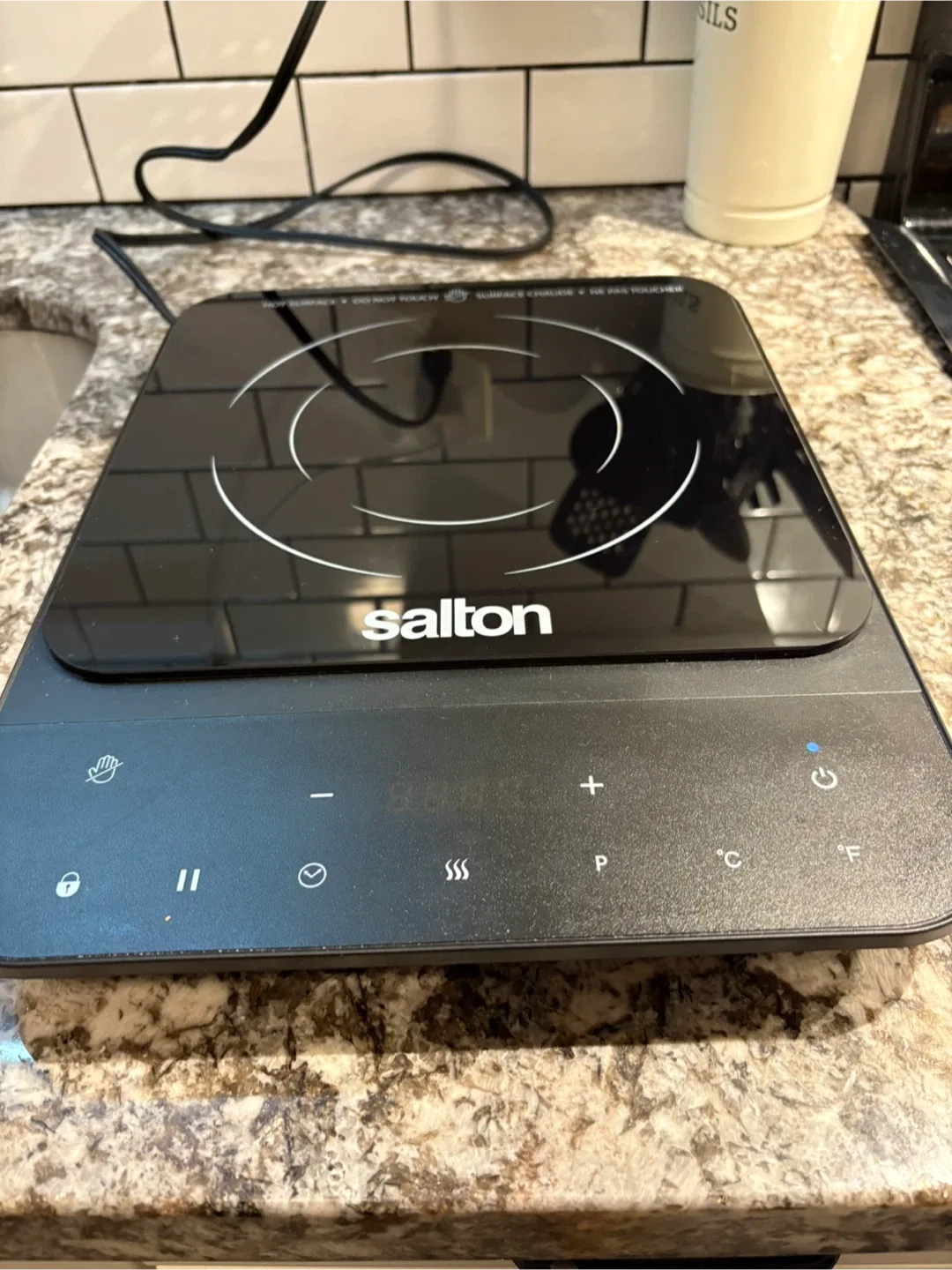 Salton Induction Cooktop image indicator(2)