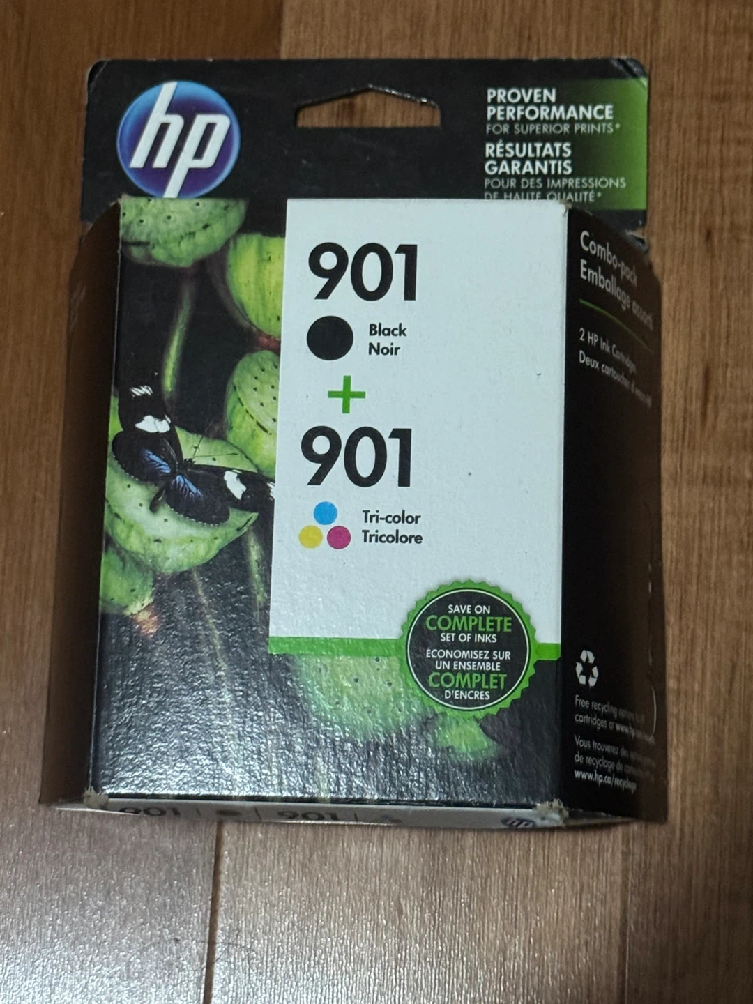 HP 901 Black and Tri-Color Ink Cartridge