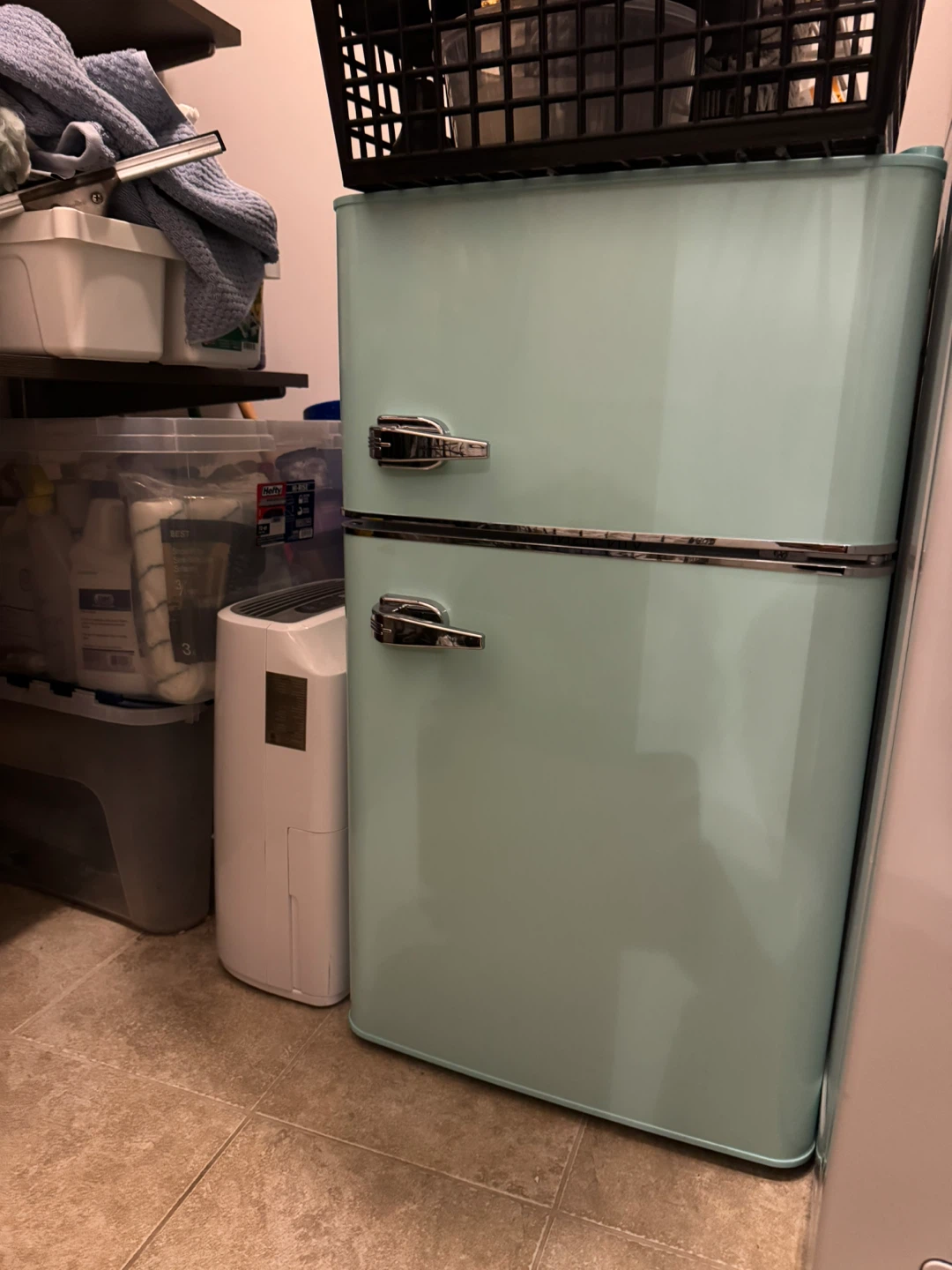 Mini refrigerator mint color