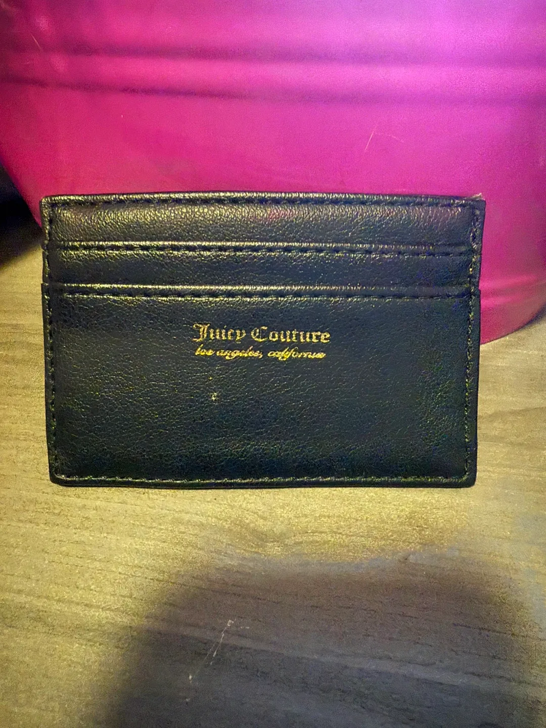Juicy Couture Black Card Holder thumbnail