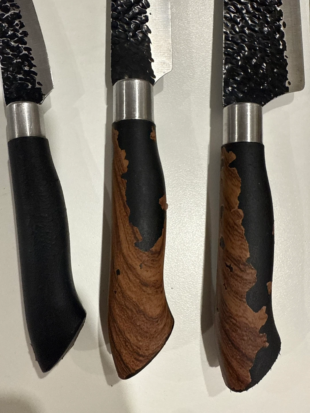 Hammered Kitchen Knife Set - photo 2