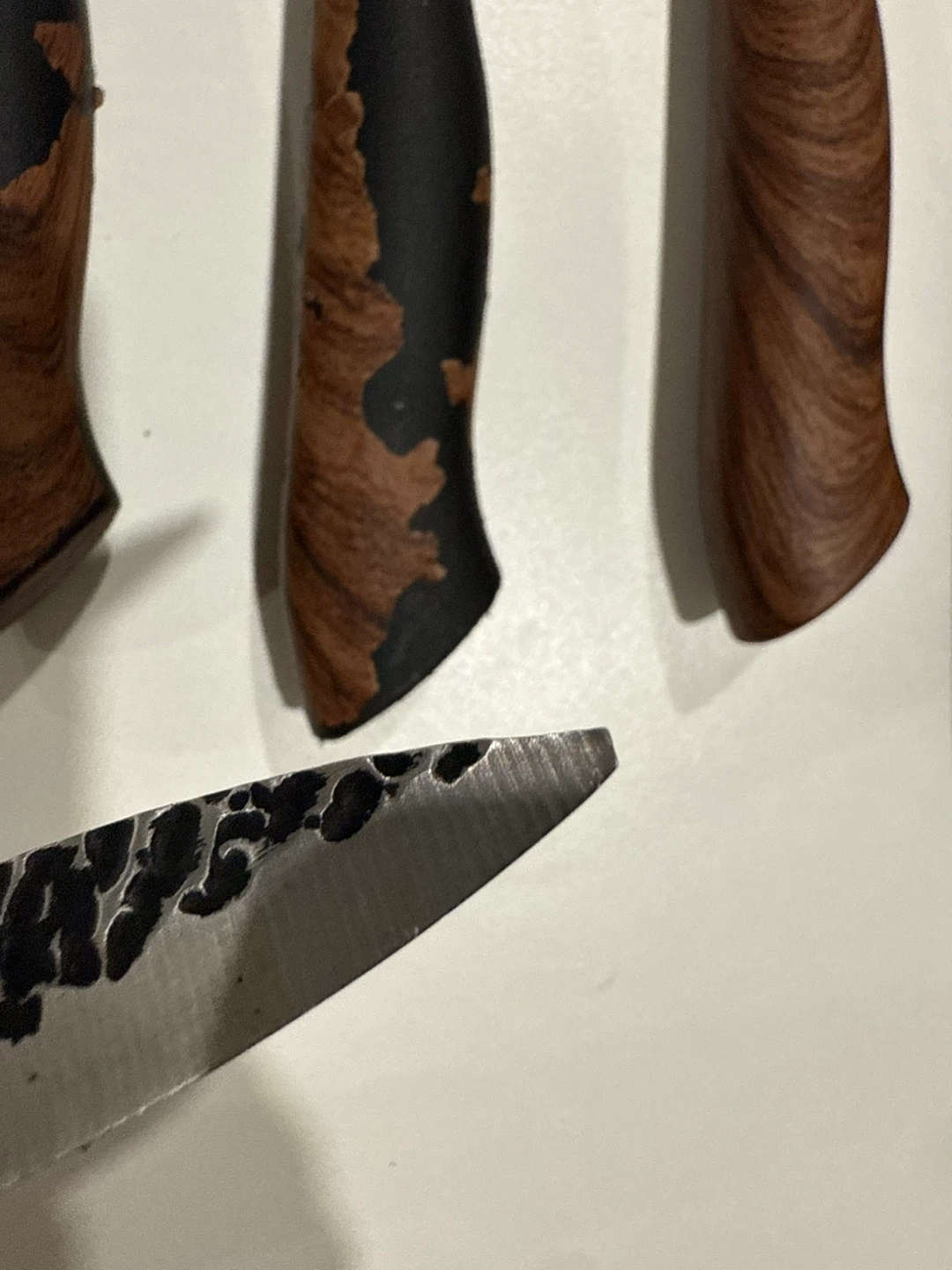Hammered Kitchen Knife Set - photo 3