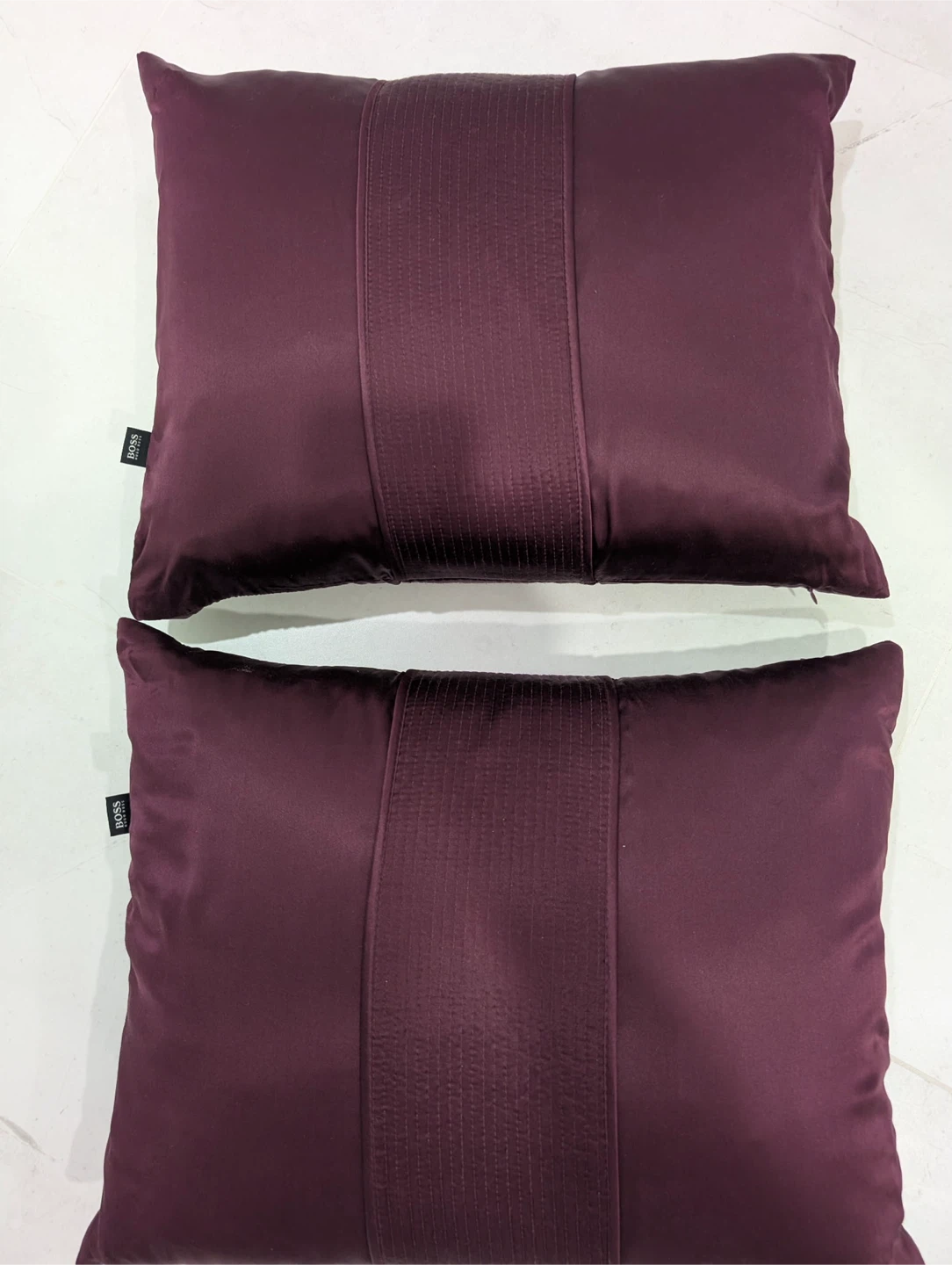 Hugo Boss Pillows - 16x20 in - Burgundy
